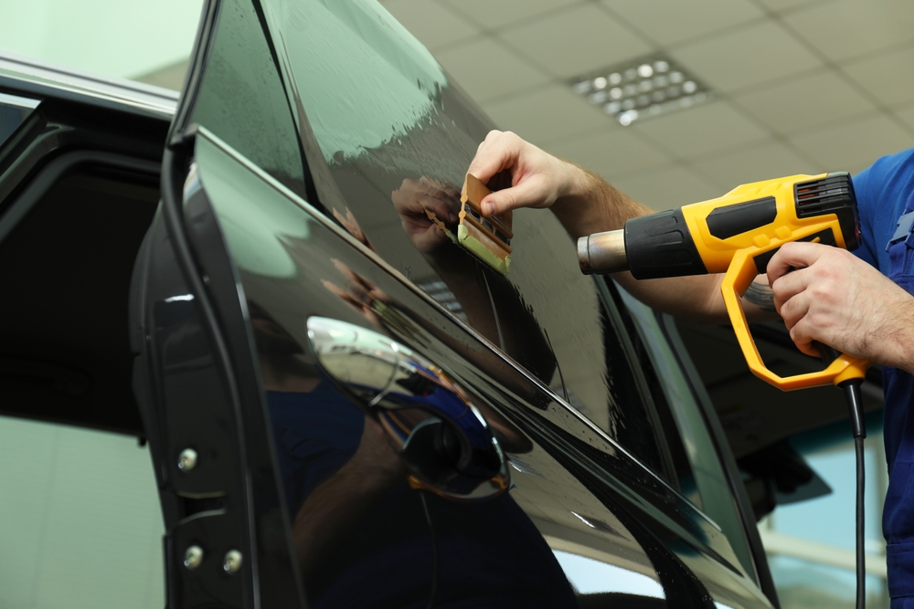 TInt installer is heating up the window tint