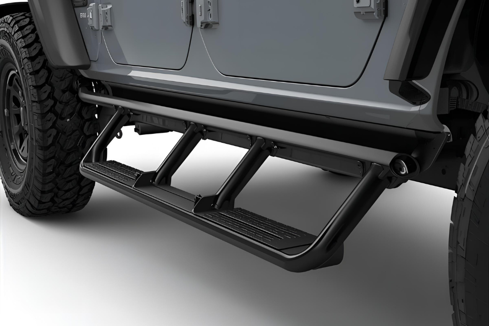 Low-ground design step bars