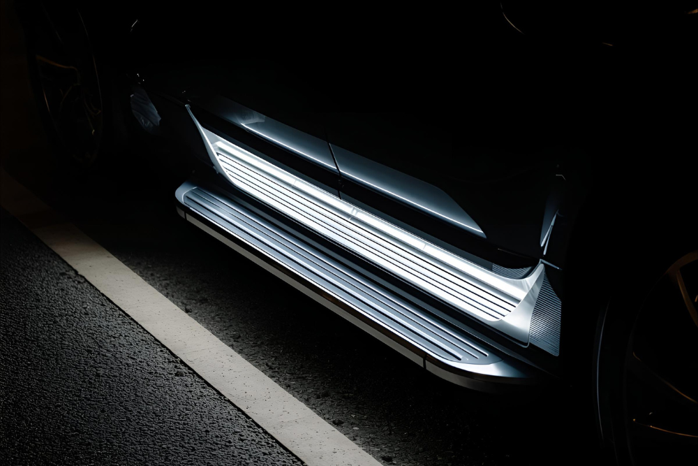 Illuminated running board