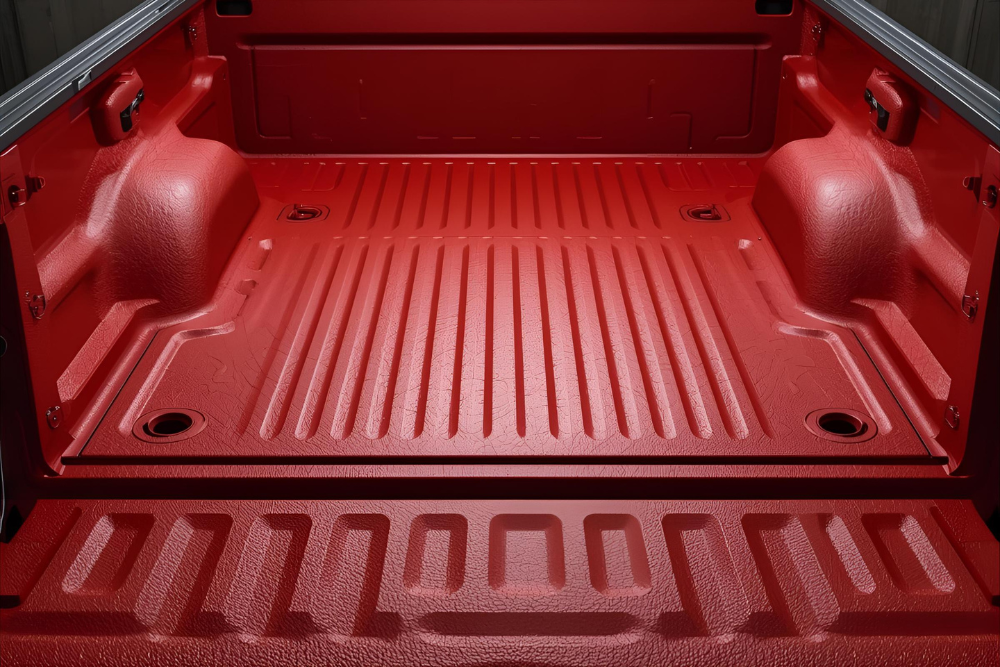 Matte-red type bedliner