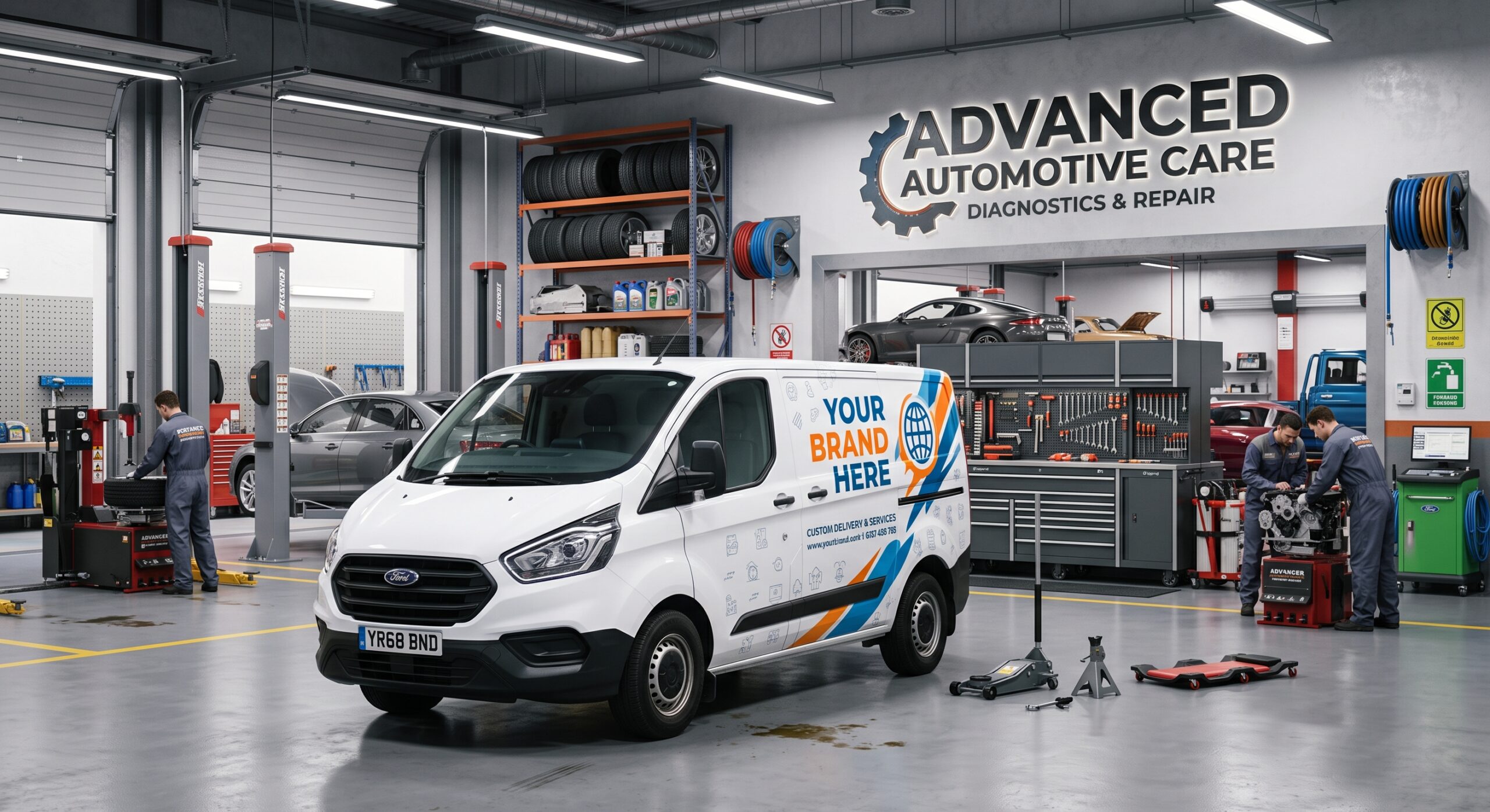 Brand Logo Van